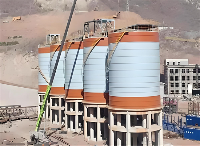 天心高架钢板仓