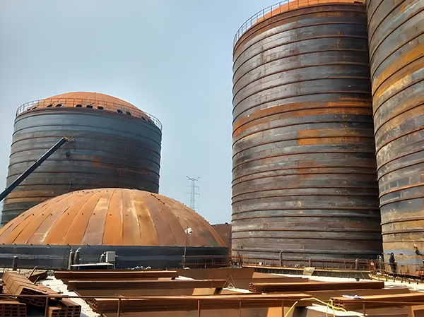 天心焦粉钢板仓